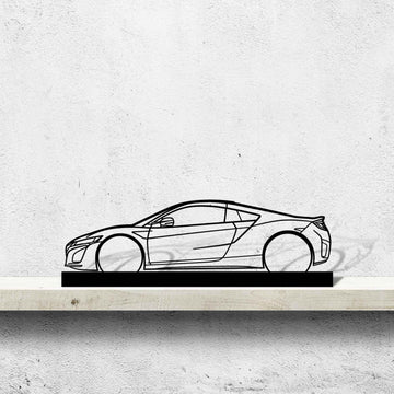 NSX Silhouette Metal Art Stand