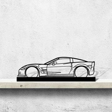 Corvette C6 ZR1 Silhouette Metal Art Stand