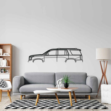 Yukon Denali 2016 Silhouette Metal Wall Art