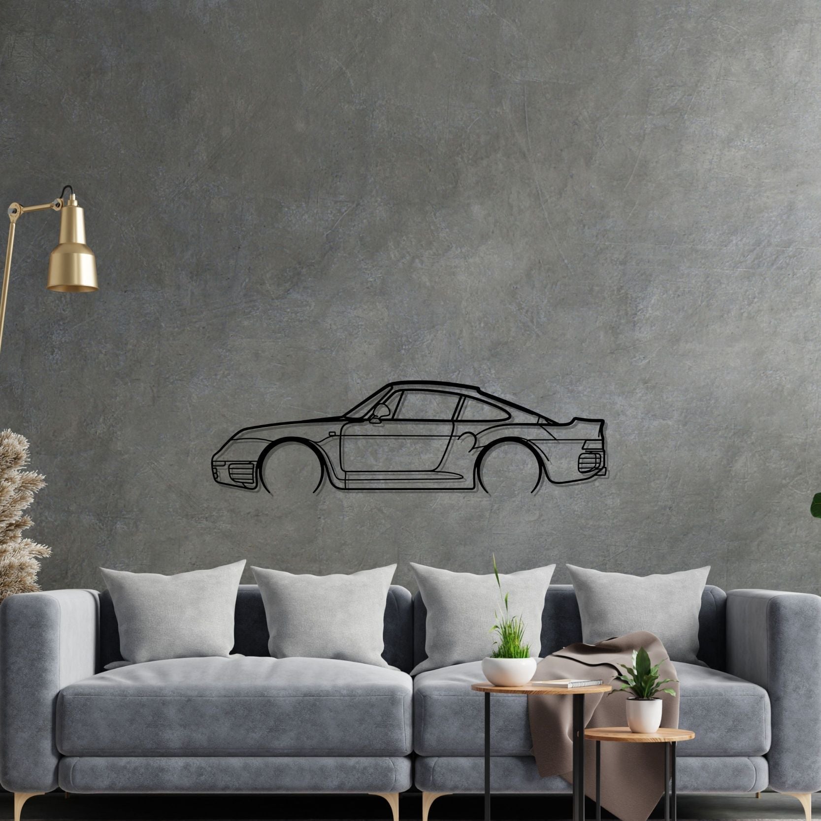 959 Detailed Silhouette Metal Wall Art
