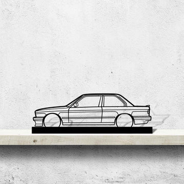 E30 325 Silhouette Metal Art Stand