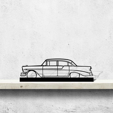 Bel Air 1956 Silhouette Metal Art Stand