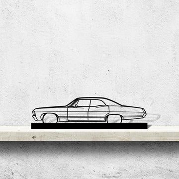 Impala 1967 Silhouette Metal Art Stand