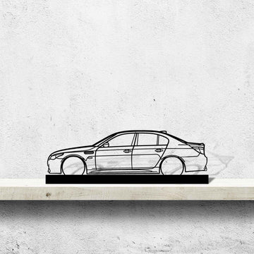 M5 E60 Silhouette Metal Art Stand